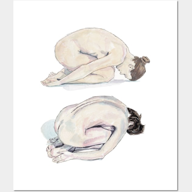 Balasana - Child Pose Wall Art by Bryan James